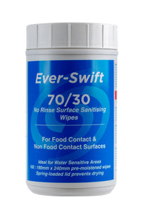 EVER-SWIFT 70/30 SPRING LID WIPES