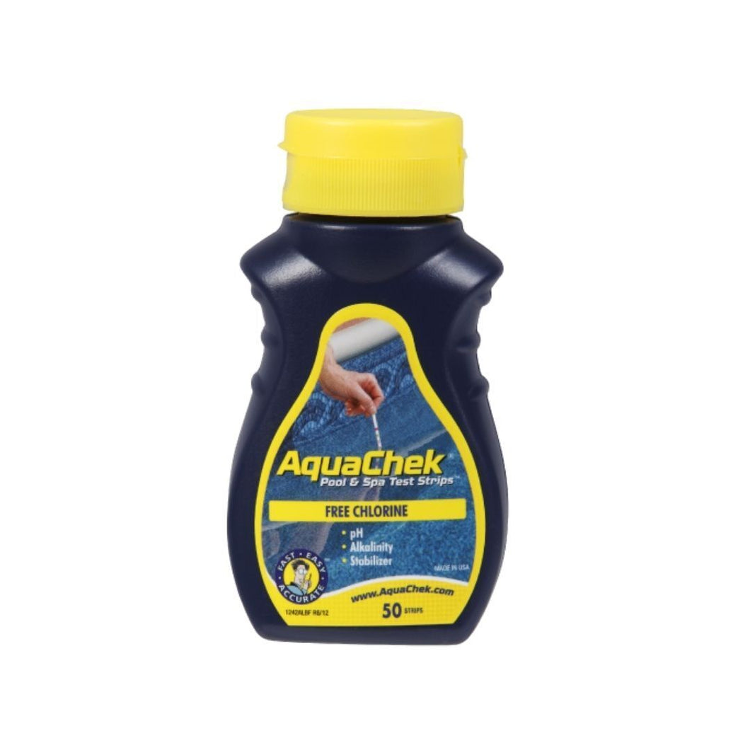 TEST STRIPS AQUACHECK CHLORINE 50PK
